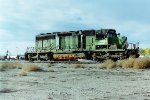 BN 7184 sits Wrecked